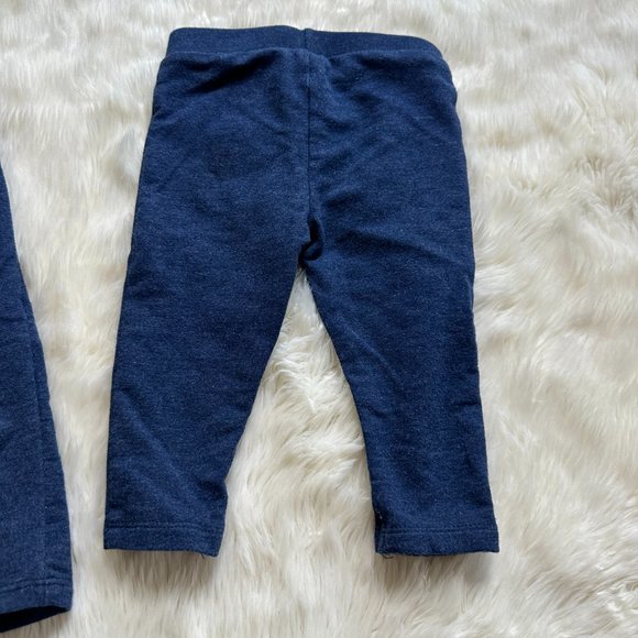 Garanimals Blue Leggings Kids 6-9 Months - Set of 2 - Picture 2 of 3